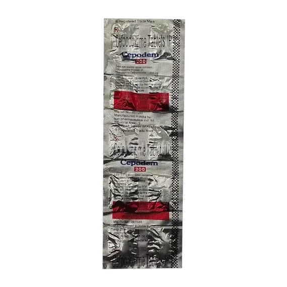 cepodem 200mg tablet 10's